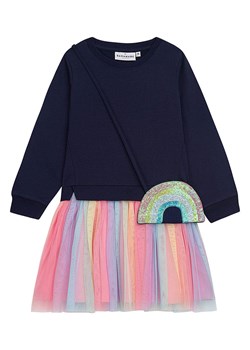 Danamade Sukienka "Mara" w kolorze granatowym ze wzorem ze sklepu Limango Polska w kategorii Sukienki dziewczęce - zdjęcie 188411171