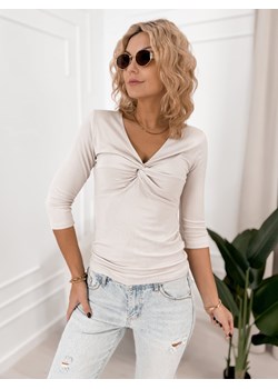 bluzka orinoco beżowa one size ze sklepu UBRA w kategorii Bluzki damskie - zdjęcie 188411260