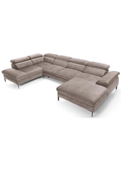 Ciemnobeżowy narożnik U z pojemnikiem N9-N12 ze sklepu Edinos.pl w kategorii Narożniki - zdjęcie 188411481