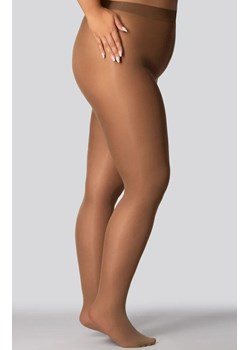 Gładkie rajstopy damskie ciemnobeżowe Queen Size Elizabeth 70 DEN, Kolor ciemnobeżowy, Rozmiar 5, Mona ze sklepu Intymna w kategorii Rajstopy - zdjęcie 188411574