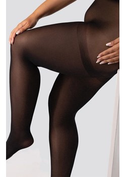 Czarne gładkie rajstopy damskie plus size Margaret II 50 DEN 3D, Kolor czarny (onyx), Rozmiar 5, Mona Queen Size ze sklepu Intymna w kategorii Rajstopy - zdjęcie 188411581