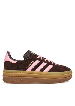 Sneakersy adidas Gazelle Bold IH6786 Brązowy ze sklepu eobuwie.pl w kategorii Buty sportowe damskie - zdjęcie 188411983