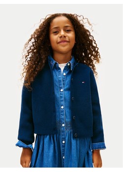 Tommy Hilfiger Kardigan KG0KG08953 D Różowy Regular Fit ze sklepu MODIVO w kategorii Swetry dziewczęce - zdjęcie 188412250