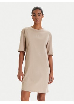 Armani Exchange Sukienka codzienna XW000825 AF10356 U6223 Beżowy Regular Fit ze sklepu MODIVO w kategorii Sukienki - zdjęcie 188412272