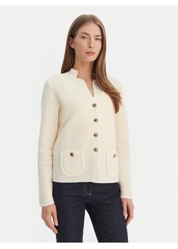 Luisa Spagnoli Kardigan Maranta 100360 Écru Regular Fit ze sklepu MODIVO w kategorii Swetry damskie - zdjęcie 188412274