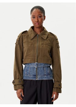 Desigual Kurtka jeansowa Tropez 25WWEW54 Zielony Regular Fit ze sklepu MODIVO w kategorii Kurtki damskie - zdjęcie 188412311