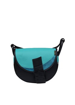 czarna  damska torebka skórzana  listonoszka  na ramię Freshman Mini ze sklepu Słoń Torbalski w kategorii Listonoszki - zdjęcie 188412954