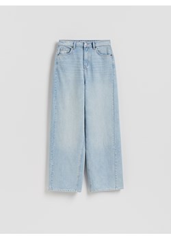 Reserved - Jeansy wide leg - niebieski ze sklepu Reserved w kategorii Jeansy damskie - zdjęcie 188413210
