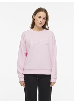 Vila Bluza damska - Reflect Love Kobiety Sztuczne włókno różowy jednolity ze sklepu vangraaf w kategorii Bluzy damskie - zdjęcie 188413421