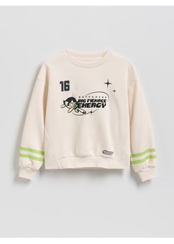 Reserved - Bluza Atomówki - kremowy ze sklepu Reserved w kategorii Bluzy dziewczęce - zdjęcie 188413852