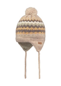 Barts Czapka "Jalem" w kolorze beżowym ze wzorem ze sklepu Limango Polska w kategorii Czapki dziecięce - zdjęcie 188414023
