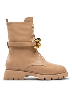 Trzewiki Eva Minge EM-44-12-001522 Beżowy ze sklepu eobuwie.pl w kategorii Workery damskie - zdjęcie 188416802