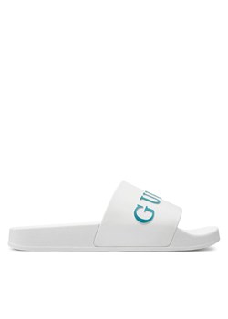 Klapki Guess F4GZ10 BB00F Biały ze sklepu eobuwie.pl w kategorii Klapki męskie - zdjęcie 188416893