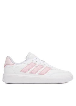 Sneakersy adidas Courtblock IF6466 Biały ze sklepu eobuwie.pl w kategorii Buty sportowe damskie - zdjęcie 188416964