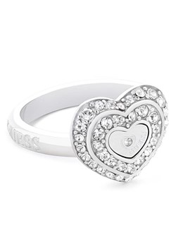 Pierścionek Guess JUBR04 034JW Srebrne rodowanie ze sklepu eobuwie.pl w kategorii Pierścionki - zdjęcie 188416974