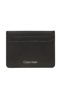 Etui na karty kredytowe Calvin Klein Ck Concise Cardholder 6Cc K50K510601 Czarny ze sklepu eobuwie.pl w kategorii Etui - zdjęcie 188417044