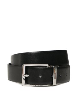 Pasek Męski Tommy Hilfiger Business 3.5 Rev AM0AM10676 Czarny ze sklepu eobuwie.pl w kategorii Paski męskie - zdjęcie 188417071