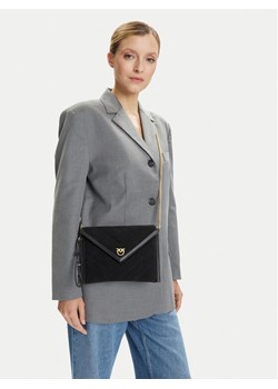 PINKO Torebka Flat Purse Handle AI 25-26 PCPL 104820 A2JH Czarny ze sklepu MODIVO w kategorii Kopertówki - zdjęcie 188418680