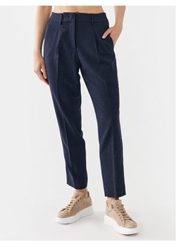 Weekend Max Mara Spodnie materiałowe Freccia 2351361133 Granatowy Slim Fit ze sklepu MODIVO w kategorii Spodnie damskie - zdjęcie 188418710