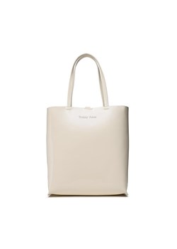 Tommy Jeans Torebka Must North South Patent Tote AW0AW15540 Écru ze sklepu MODIVO w kategorii Torby Shopper bag - zdjęcie 188418900