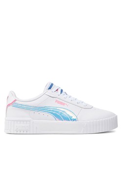 Puma Sneakersy Carina 2.0 Deep Dive Jr 396545-01 Biały ze sklepu MODIVO w kategorii Trampki dziecięce - zdjęcie 188418924