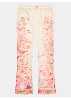 Guess Spodnie materiałowe J3GB10 D2G62 Kolorowy Regular Fit ze sklepu MODIVO w kategorii Spodnie dziewczęce - zdjęcie 188418941