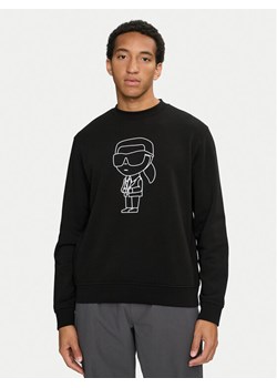 KARL LAGERFELD Bluza 705034 544910 Czarny Regular Fit ze sklepu MODIVO w kategorii Bluzy męskie - zdjęcie 188419022