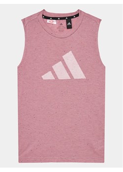 adidas Top Future Icons Logo Graphic H59660 Różowy Regular Fit ze sklepu MODIVO w kategorii Bluzki dziewczęce - zdjęcie 188419061