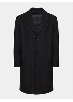 Sisley Płaszcz przejściowy 2VKFSN025 Czarny Regular Fit ze sklepu MODIVO w kategorii Płaszcze męskie - zdjęcie 188419110