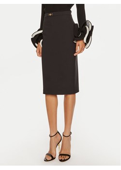 Elisabetta Franchi Spódnica ołówkowa GO-04-446E2-V260 Czarny Slim Fit ze sklepu MODIVO w kategorii Spódnice - zdjęcie 188419122
