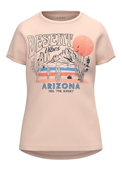 NAME IT T-Shirt 13214679 Różowy Regular Fit ze sklepu MODIVO w kategorii Bluzki dziewczęce - zdjęcie 188419170