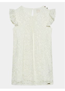 Guess Sukienka codzienna J3BK03 WFS60 Écru Regular Fit ze sklepu MODIVO w kategorii Sukienki dziewczęce - zdjęcie 188419190