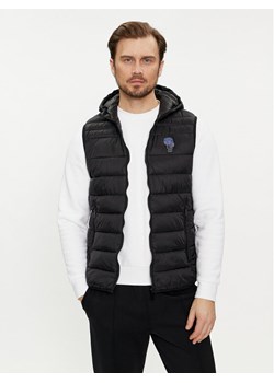 KARL LAGERFELD Kamizelka 505403 542591 Czarny Regular Fit ze sklepu MODIVO w kategorii Kamizelki męskie - zdjęcie 188419211