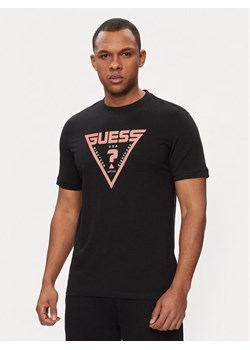 Guess T-Shirt Queencie Z4GI09 J1314 Czarny Slim Fit ze sklepu MODIVO w kategorii T-shirty męskie - zdjęcie 188419252