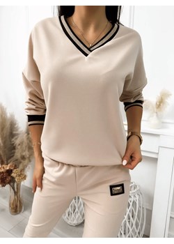 Beżowy Komplet ze sklepu ModnaKiecka.pl w kategorii Dresy damskie - zdjęcie 188422083