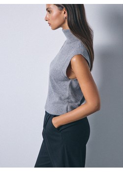 Mohito - Wełniany szary golf - szary ze sklepu Mohito w kategorii Swetry damskie - zdjęcie 188422184