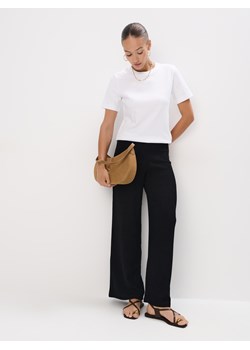 Mohito - Spodnie z szeroką nogawką - czarny ze sklepu Mohito w kategorii Spodnie damskie - zdjęcie 188423494