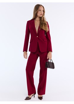 Mohito - Eleganckie bordowe spodnie - kasztanowy ze sklepu Mohito w kategorii Spodnie damskie - zdjęcie 188423500