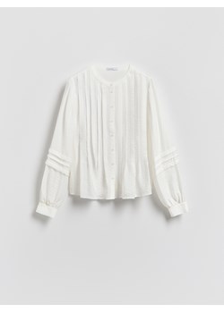 Reserved - Wiskozowa koszula - złamana biel ze sklepu Reserved w kategorii Bluzki damskie - zdjęcie 188423743