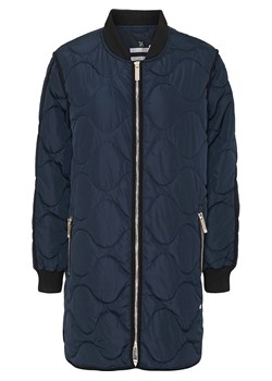 TicketWOMAN Płaszcz pikowany "Carla" w kolorze granatowym ze sklepu Limango Polska w kategorii Kurtki damskie - zdjęcie 188424034