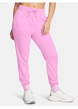 Under Armour Spodnie dresowe "Rival" w kolorze różowym ze sklepu Limango Polska w kategorii Spodnie damskie - zdjęcie 188424283