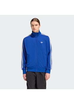 adidas Bluza adicolor Firebird KE0790 Niebieski Loose Fit ze sklepu MODIVO w kategorii Bluzy męskie - zdjęcie 188424771