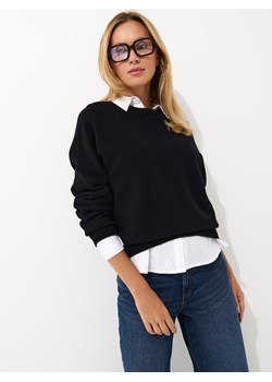 Mohito - Wełniany czarny sweter - czarny ze sklepu Mohito w kategorii Swetry damskie - zdjęcie 188424972