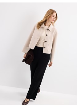 Mohito - Kurtka z wełną - beżowy ze sklepu Mohito w kategorii Kurtki damskie - zdjęcie 188425072