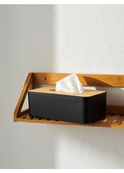 Sinsay - Pudełko na chusteczki - czarny ze sklepu Sinsay w kategorii Pudełka i pojemniki - zdjęcie 188426041