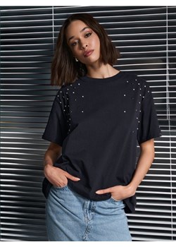 Sinsay - Koszulka - granatowy ze sklepu Sinsay w kategorii Bluzki damskie - zdjęcie 188426070