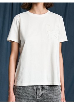 Sinsay - Koszulka - kremowy ze sklepu Sinsay w kategorii Bluzki damskie - zdjęcie 188426073