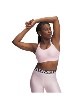 Biustonosz treningowy Under Armour Infinity High Strappy - różowy ze sklepu Sportstylestory.com w kategorii Biustonosze - zdjęcie 188426104