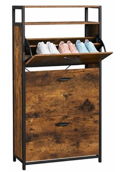 Industrialna Szafka Na Buty Do Przedpokoju L7-W71 ze sklepu Edinos.pl w kategorii Zestawy mebli do przedpokoju - zdjęcie 188426144