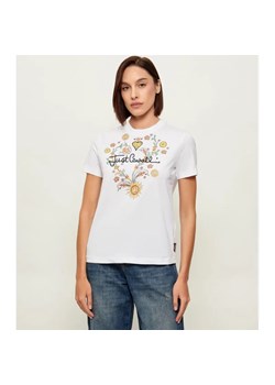 Just Cavalli T-shirt | Regular Fit ze sklepu Gomez Fashion Store w kategorii Bluzki damskie - zdjęcie 188427683